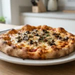 Air Fryer Mushroom Pizza with Precooked Mushrooms