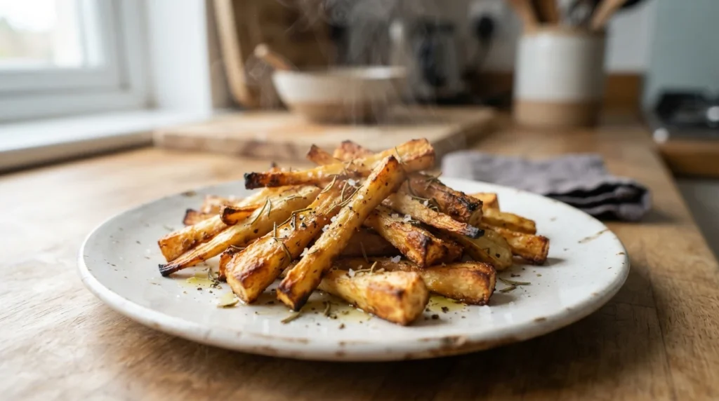 Crispy Air Fryer Parsnip Fries with Rosemary