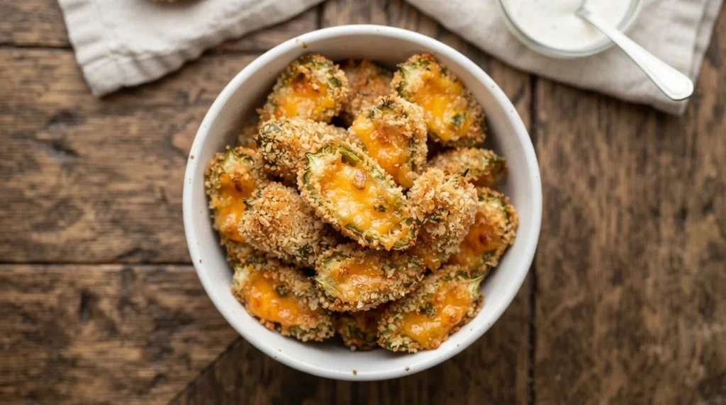 Crispy Air Fryer Jalapeno Cheddar Bites with Sealed Crust