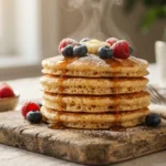 Keto Coconut Flour Pancakes with a Rested Batter