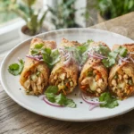 Air Fryer Chicken Spring Rolls: Crispy Wrapper, Ready-to-Eat Filling