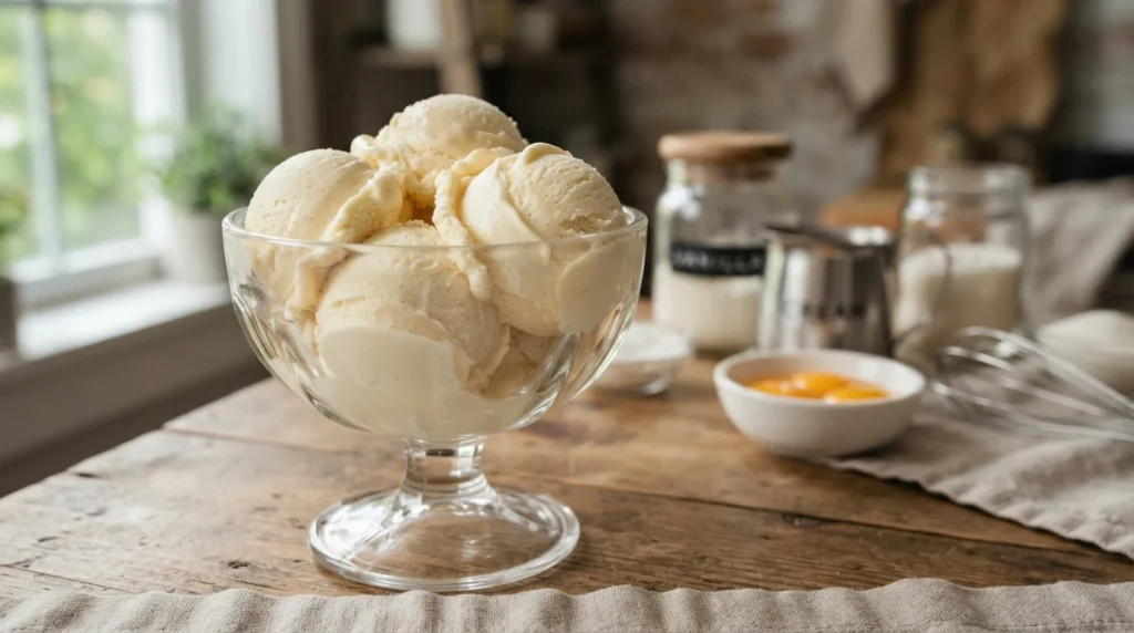 Keto Vanilla Ice Cream: A Scoopable Sugar-Free Base