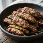 Air Fryer Turkey Kofta with Cumin and Parsley