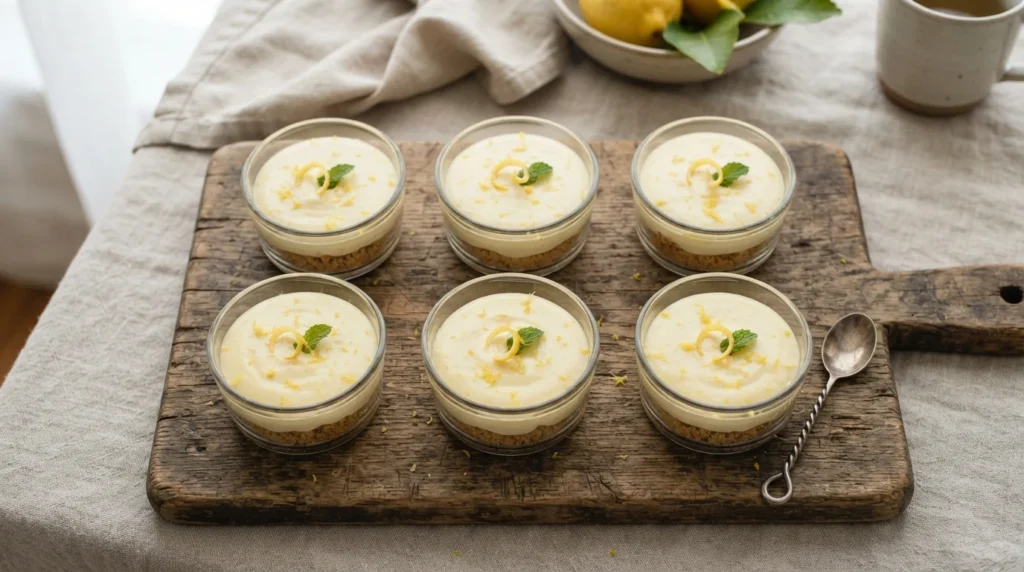 Keto Lemon Cheesecake Cups Without Gelatin
