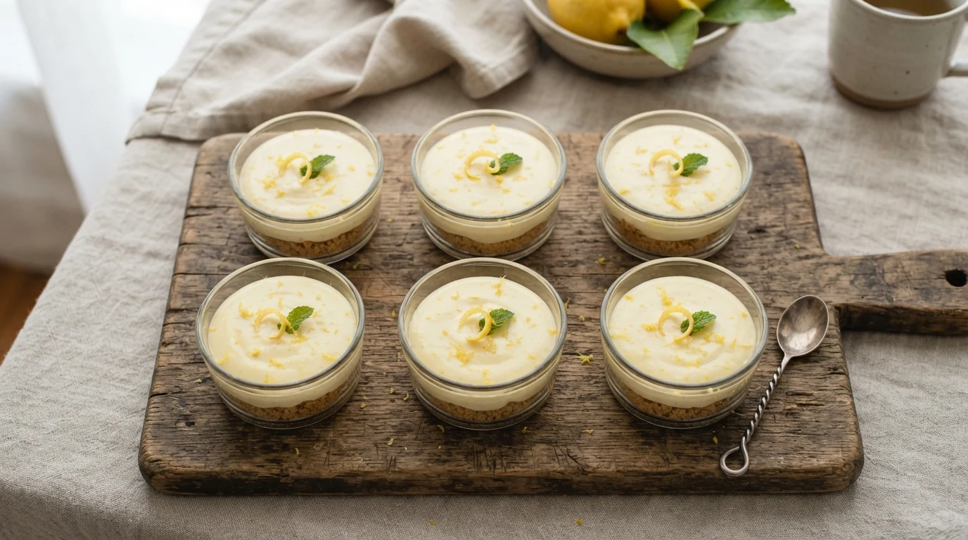Keto Lemon Cheesecake Cups Without Gelatin