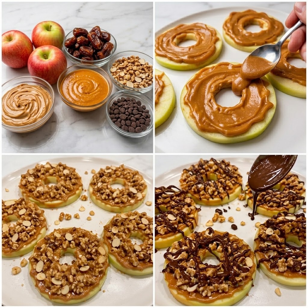 Caramel Snickers Apple Rings ππ«π₯