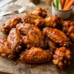 Air Fryer Classic Buffalo Wings with Post-Crisp Sauce