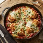 Keto Skillet Chicken Parmesan Without Breadcrumbs