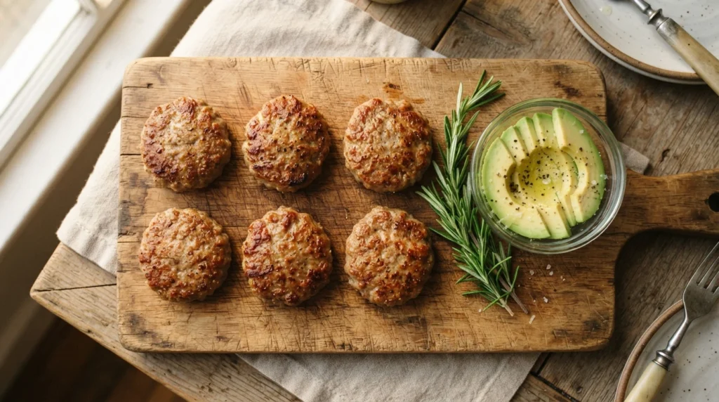 Keto Breakfast Sausage Patties Without Sugar or Breadcrumbs