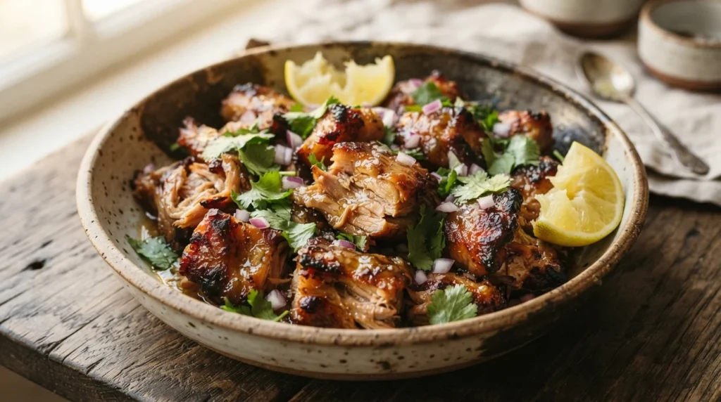 Crispy Keto Pork Carnitas: Slow Cooker Method
