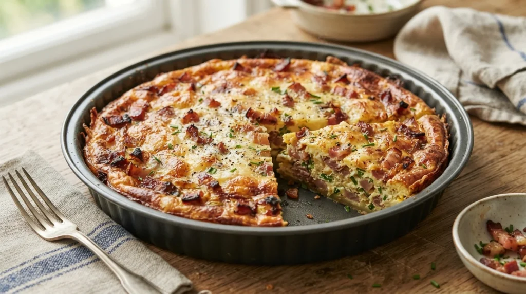 Keto Crustless Quiche Lorraine: Firm, Sliceable Filling Recipe