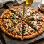 Keto Chicken Crust Pizza That Lifts in Slices
