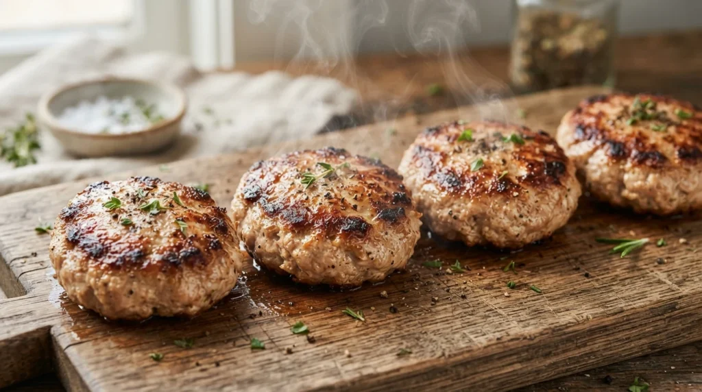 Keto Air Fryer Turkey Burgers That Do Not Dry Out
