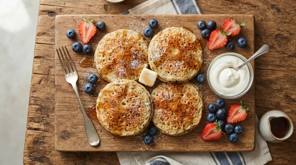 Keto Flaxseed Pancakes Without Wheat Flour