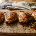 Keto Roast Chicken Thighs with Crackly Skin