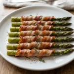 Keto Air Fryer Asparagus Wrapped in Bacon