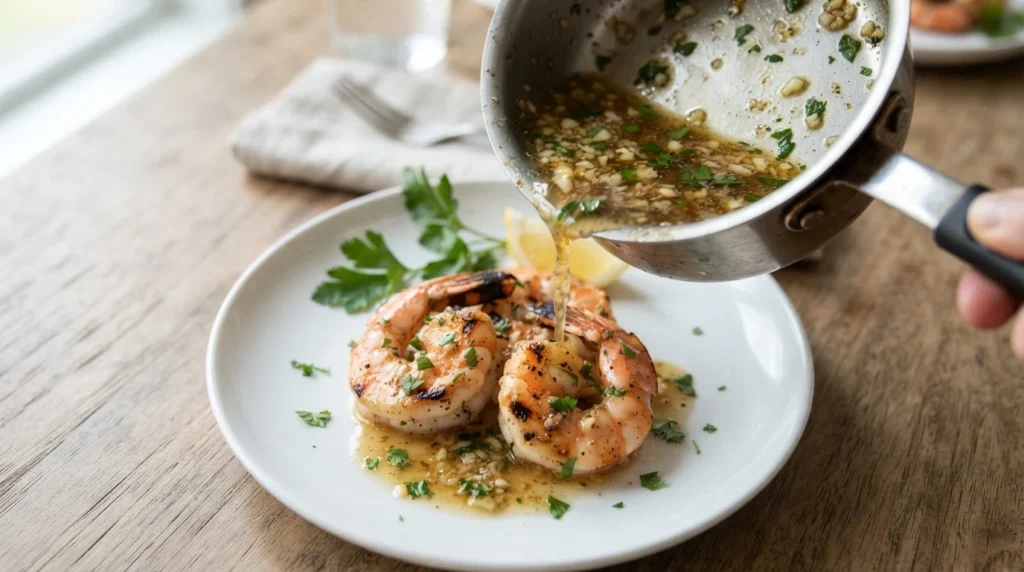 Keto Garlic Butter Sauce for Seafood