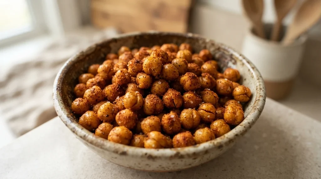 Crispy Air Fryer Chickpeas with Smoked Paprika