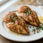 Air Fryer Lemon Pepper Chicken Breast with Fresh Lemon