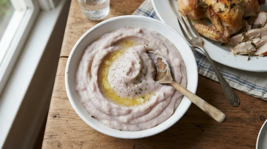 Creamy Keto Turnip Mash with Butter and White Pepper