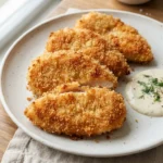 Air Fryer Panko Chicken Cutlets with Breading That Stays Attached