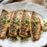Air Fryer Hake Fillets with Lemon Herb Finish