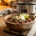Keto Slow Cooker Beef Chili Without Beans