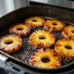 Air Fryer Pineapple Rings with Caramelized Edges