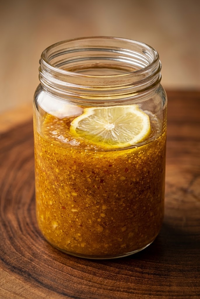 Turmeric, Ginger, Cinnamon, Lemon Juice & Raw Honey Tonic