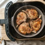 Air Fryer Bone-In Pork Chops (Thermometer Guide)
