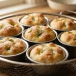Air Fryer Mini Focaccia with Rosemary and Olive Oil