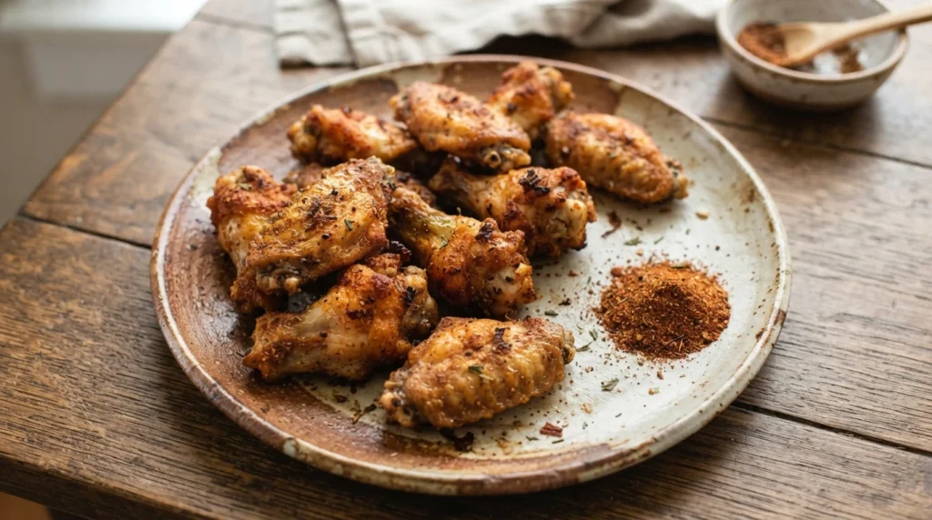 Crispy Air Fryer Chicken Wings with Sweet Dry-Rub