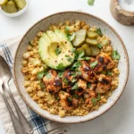 Keto Chicken Burrito Bowl Without Rice or Beans