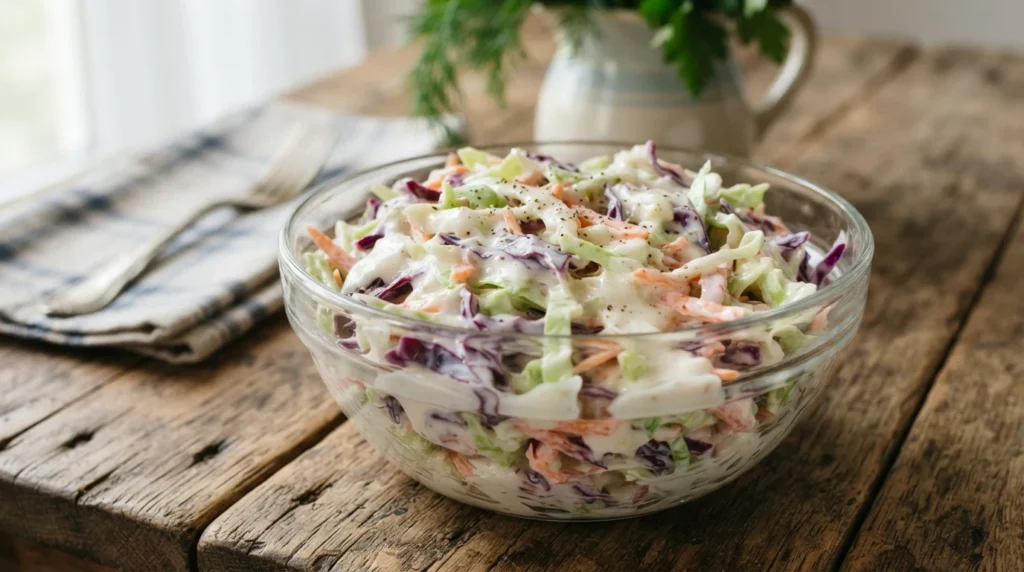 Keto Creamy Coleslaw Without Sugar: A Low-Carb Side Dish