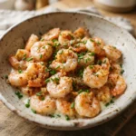 Air Fryer Garlic Shrimp with a Tender Opaque Finish
