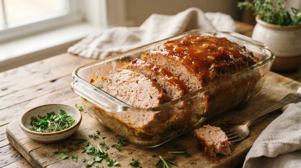 Keto Turkey Meatloaf with Sugar-Free Glaze