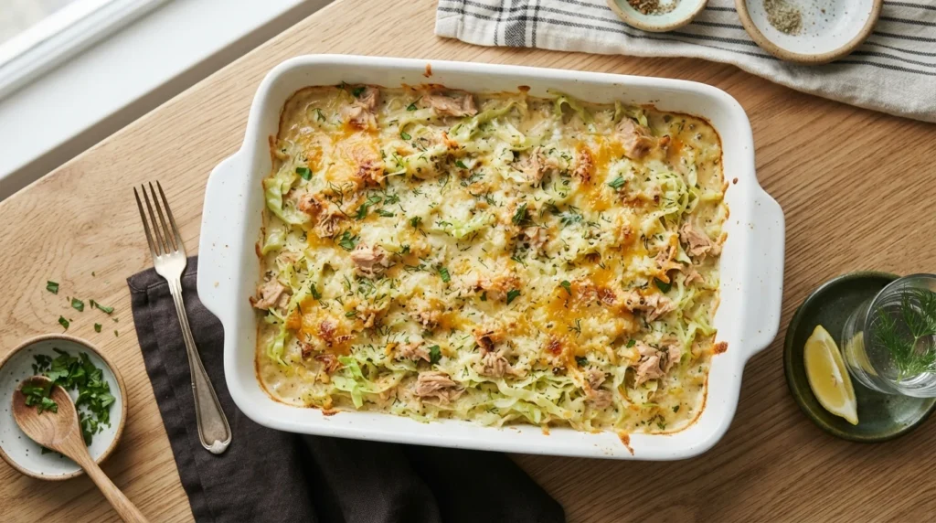 Keto Tuna Cabbage Casserole: A Low-Carb Comfort Dish