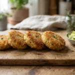 Crispy Air Fryer Chicken Patties with Grated Zucchini