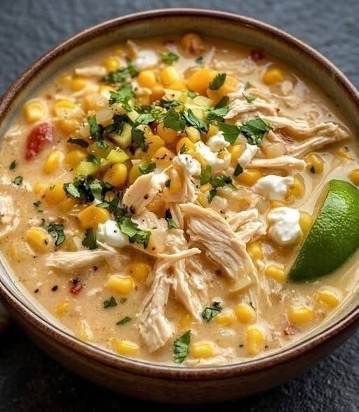 🌽 Mexican Street Corn White Chicken Chili