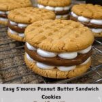 Peanut Butter S’mores Sandwich Cookies
