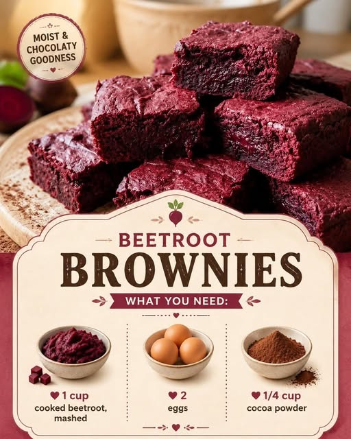 🍫 Beetroot Brownies
