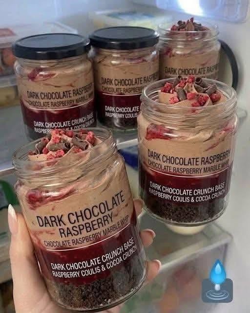 π« Dark Chocolate Raspberry Dessert Cups