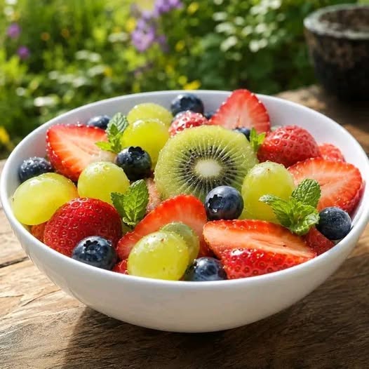 Fresh Berry and Kiwi Fruit Salad – Juicy, Refreshing & Naturally Sweet