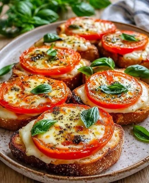 Caprese Garlic Bread Toasts