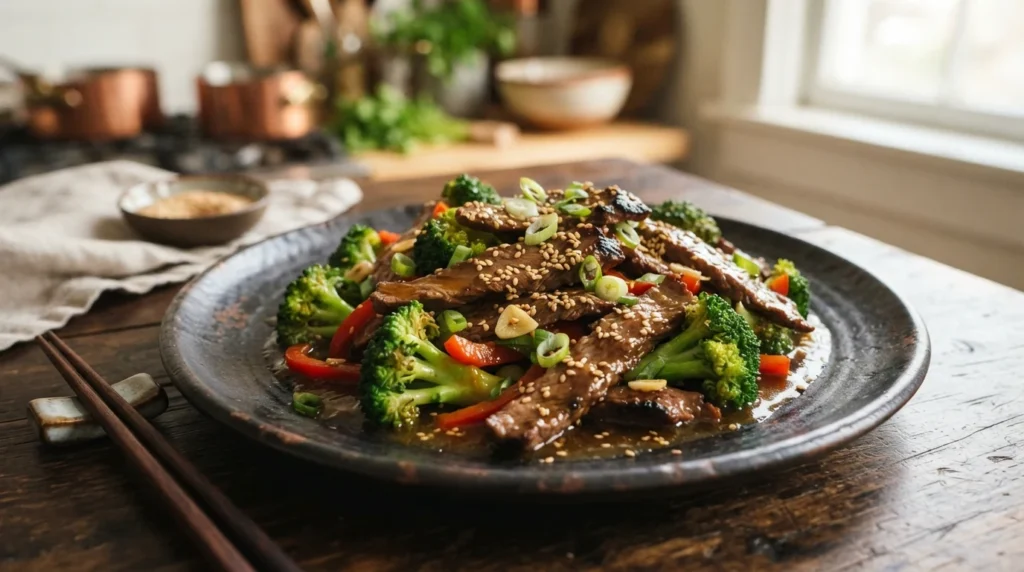 Keto Beef and Broccoli Stir-Fry Without Cornstarch