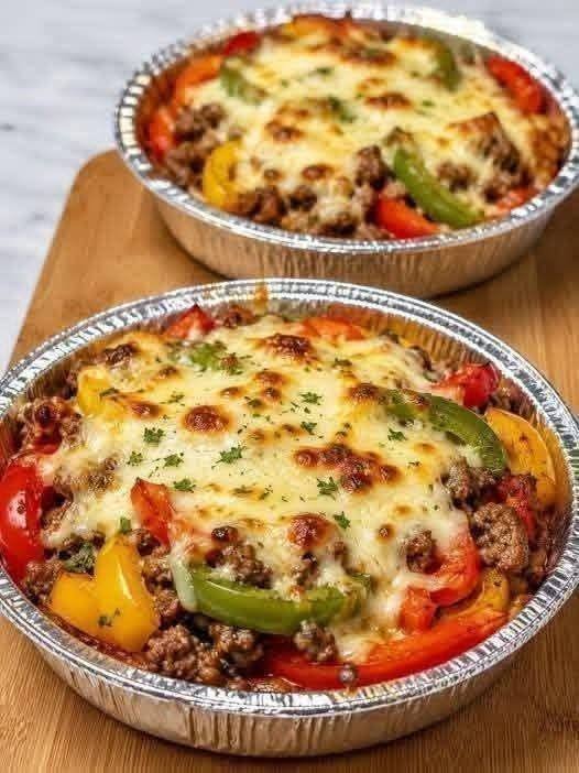 Low-Carb Crustless Pizza Bowl – Cheesy, Meaty & Zero-Carb Style