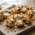 Keto Cauliflower Steaks with Parmesan Cream