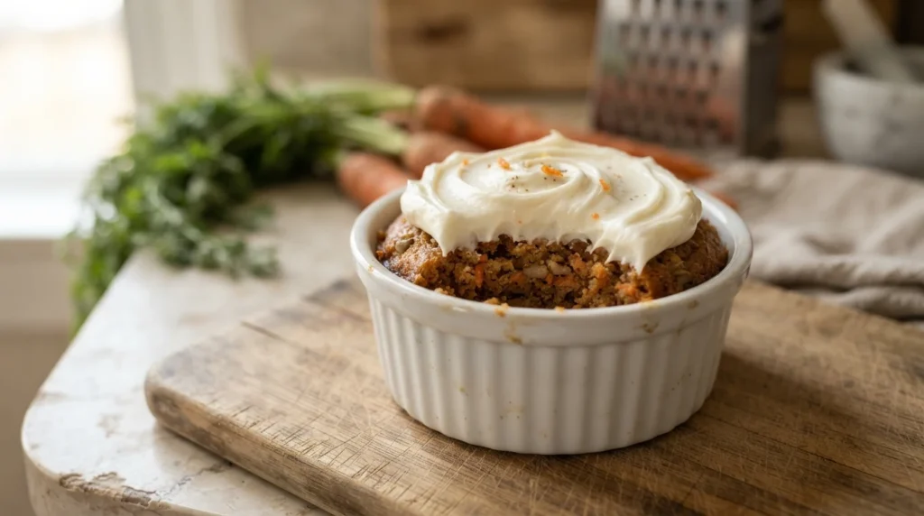 Air Fryer Carrot Cake with Cooling Frosting