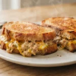 Crispy Air Fryer Tuna Melt with Drained Filling