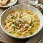 Keto Pressure Cooker Chicken Soup with Cabbage